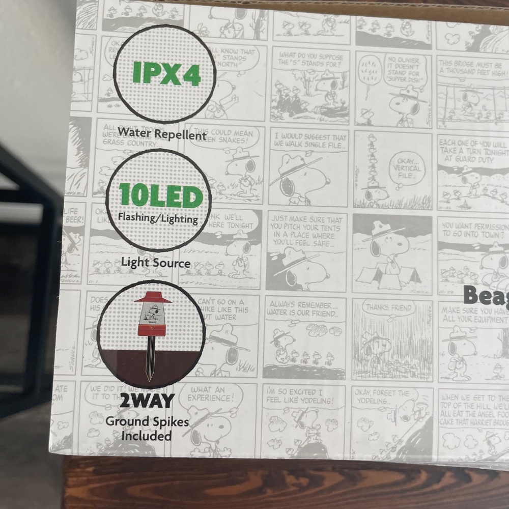 NEW Peanuts Beagle Scout String Light Set - Picture 6 of 11